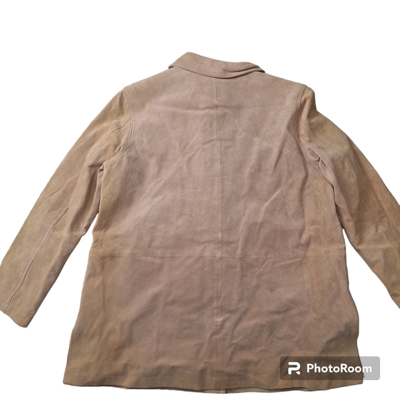 NWT Womens Monterey Bay Suede Leather Jacket Size 10P - Picture 5 of 6